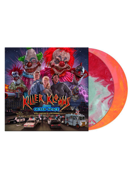 Massari, John - Killer Klowns From Outer Space - (Red Green Orange Pink Art Print)