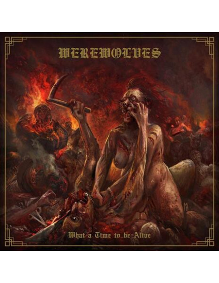 Werewolves - What A Time To Be Alive (Vinyl Red With Yellow Splatter)