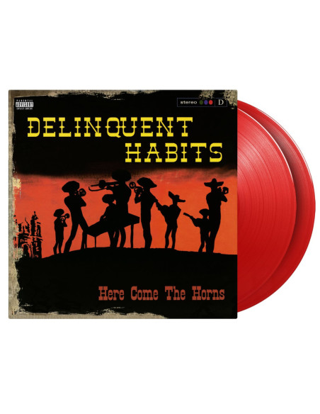 Delinquent Habits - Here Comes The Horns - (Red 180g)