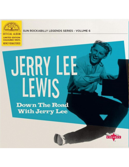 Lewis Lee Jerry - Down The Road With (10p Vinyl Cyan Blue)