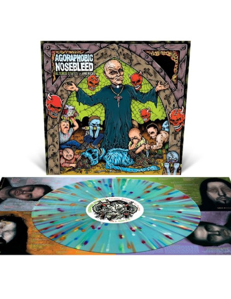 Agoraphobic Nosebleed - Altered States Of America (Vinyl Electric Blue With Rainbow Splatter)