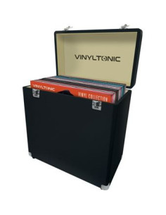 Vinyl Tonic Pu Leather Lp Case Black (With Vt04A) - Vinyl Tonic Pu Leather Lp Case Black (With Vt04A)