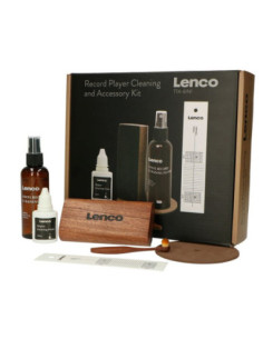 Kit Pulizia Vinile - Spazzola Antistatica, Liquido Detergente 100 Ml, Pennello In Velluto