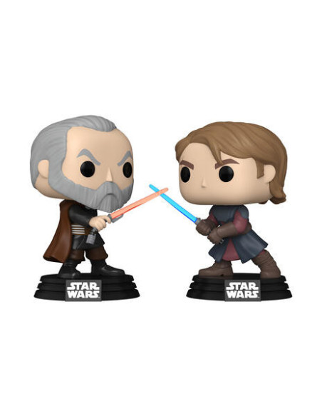 Star Wars: Funko Pop! Vinyl - Clone Wars 2Pk - Anakin V Dooku