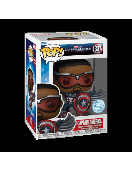 Marvel: Funko Pop! - Captain America - Brave New World 01 - Retro Comic Deco