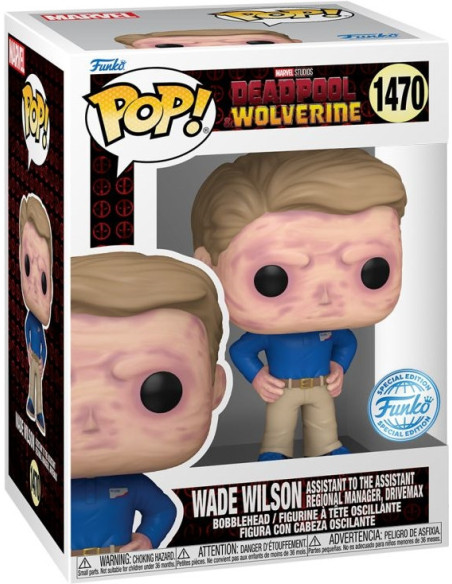 Marvel: Funko Pop! - Deadpool and Wolverine - Wade Wilson Assistant To The Assistant Regional Manager (Vinyl Figure 1470)