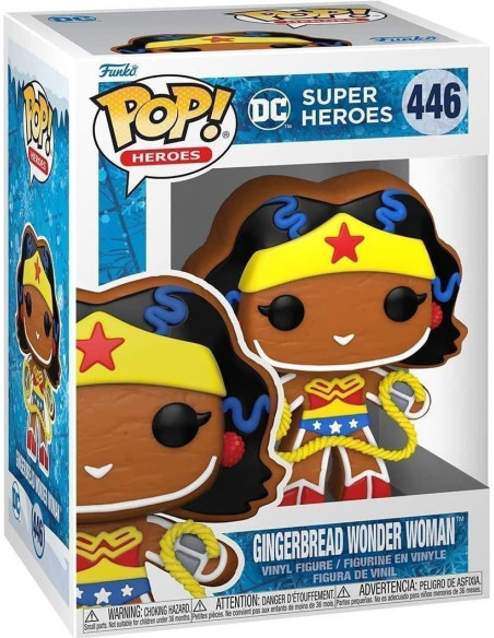 Dc Comics: Funko Pop! Heroes - Super Heroes - Gingerbread Wonder Woman (Vinyl Figure 446)