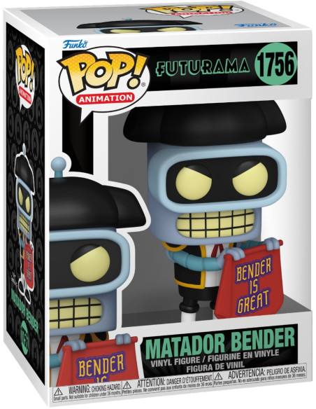Futurama: Funko Pop! Animation - Matador Bender (Vinyl Figure 1756)