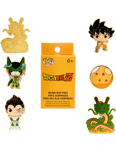 Dragon Ball Z: Funko Pop! - 6 Pcs Blind Pin Set