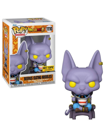 Dragon Ball Super: Funko Pop! Animation - Beerus (Eating Noodles) (Vinyl Figure 1110)