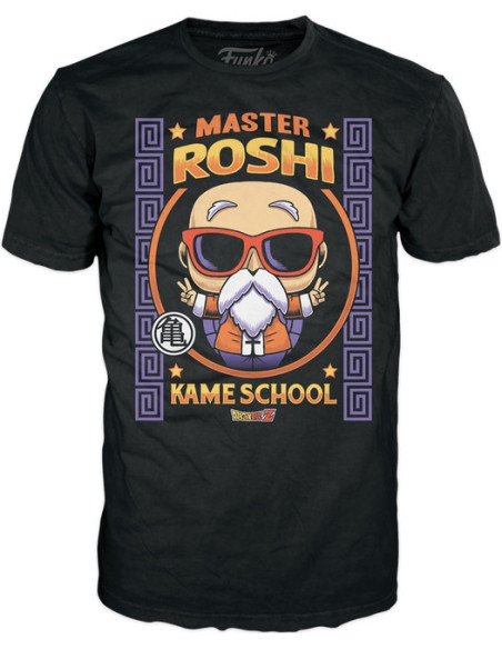 Dragon Ball Z: Funko Pop! Tee - Master Roshi (T-Shirt Tg. M)