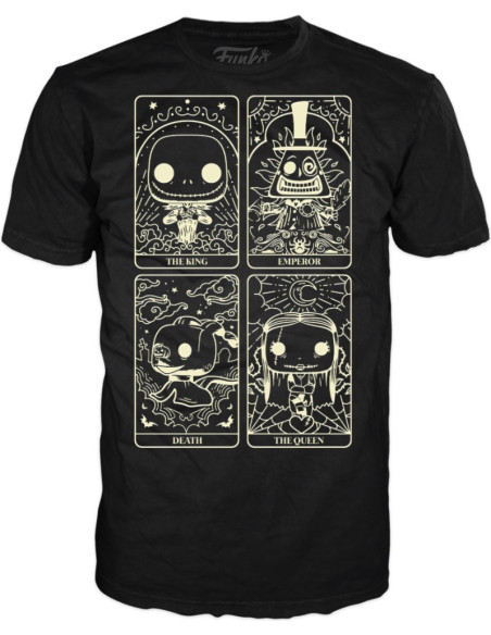 Disney: Funko PopandTee - The Nightmare Before Christmas - Tarot Card Tg. XL
