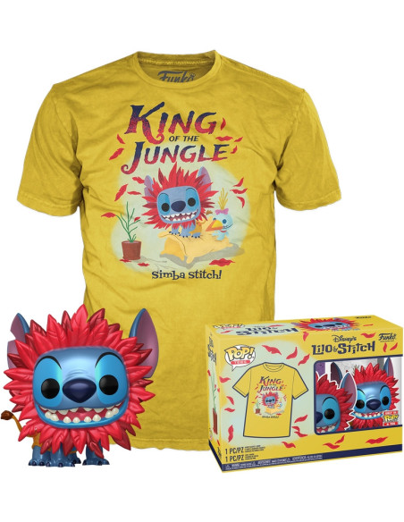 Disney: Funko PopandTee - Lilo and Stitch Costume - Simba Tg. M