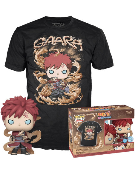 Naruto: Funko PopandTee - Gaara (GW) Tg. XL