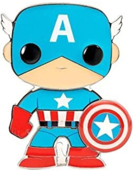 Marvel: Funko Pop! Pin - Captain America (Enamel Pin / Spilla Smaltata)