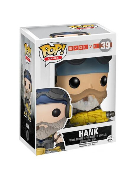 Evolve: Funko Pop! Games - Hank (Vinyl Figure 39)