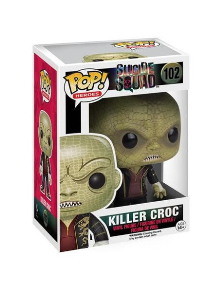 Dc Comics: Funko Pop! Heroes - Suicide Squad - Killer Croc (Vinyl Figure 102)
