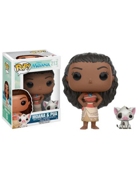 Disney: Funko Pop! - Moana - Moana and Pua (Vinyl Figure 213)