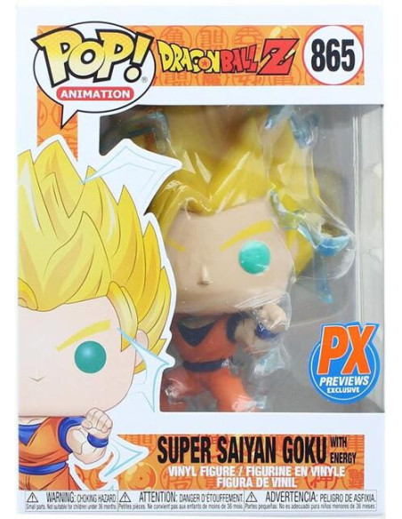 Dragon Ball Z: Funko Pop! Animation - Super Sayan Goku (With Energy) (Vinyl Figure 865)