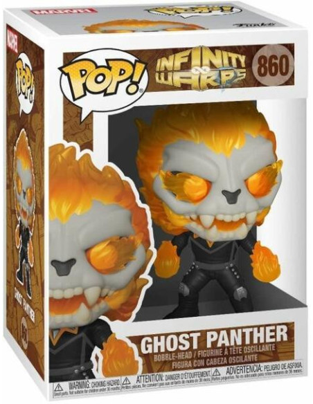 Marvel: Funko Pop! - Infinity Warps - Ghost Panther (Vinyl Figure 860)