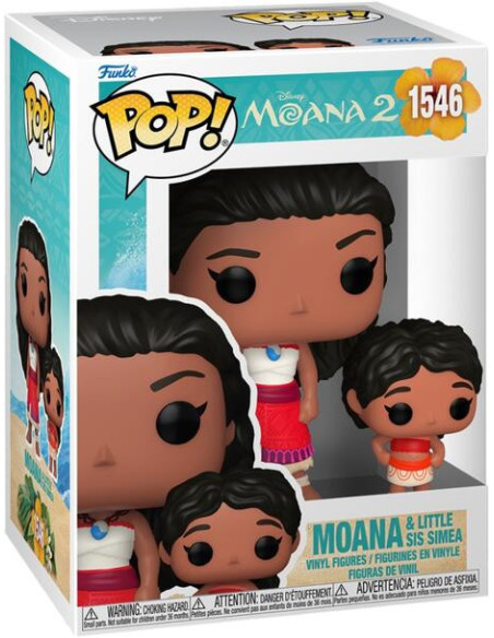 Disney: Funko Pop! - Moana 2 - Moana and Little Sis Simea (Vinyl Figure 1546)