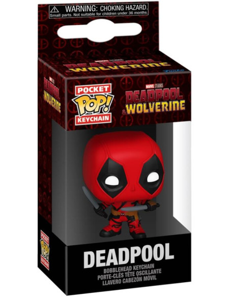 Marvel: Funko Pop! Keychain - Deadpool 3 - Deadpool (Portachiavi)