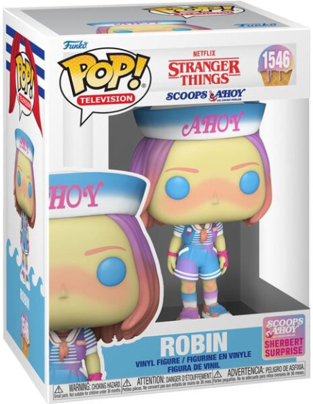 Stranger Things: Funko Pop! Television - Robin (Scoops Ahoy) (Vinyl Figure 1546)