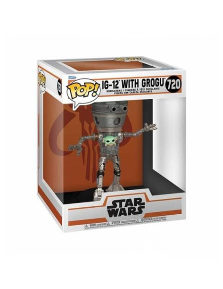 Star Wars: Funko Pop! Deluxe - IG-12 With Grogu (Vinyl Figure 720)