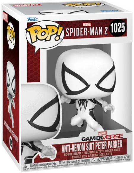 Marvel: Funko Pop! - Spider-Man 2 - Anti-Venom Suit Peter Parker (Vinyl Figure 1025)
