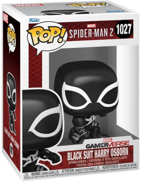 Marvel: Funko Pop! - Spider-Man 2 - Black Suit Harry Osborn (Vinyl Figure 1027)
