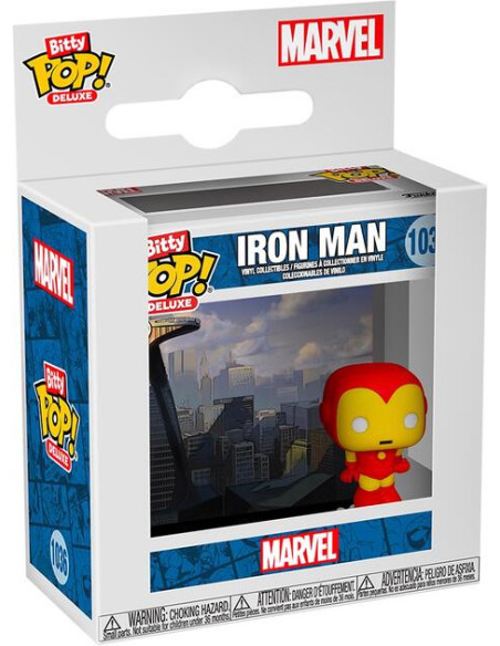 Marvel: Funko Bitty POP Deluxe - Iron Man - Avenger Tower (Vinyl Figure 103)