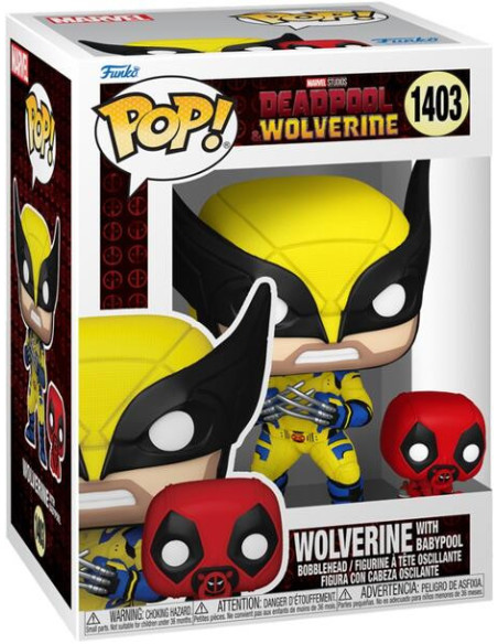 Marvel: Funko Pop! - Deadpool and Wolverine - Wolverine With Babypool (Vinyl Figure 1403)