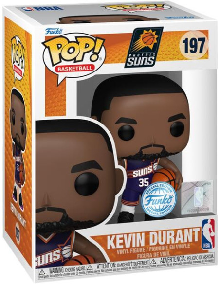 NBA: Funko Pop! Baskeball - Kevin Durant (Vinyl Figure 197)