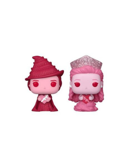 Wicked: Funko Pocket Pop! - Elphaba and Glinda (Valentine) (2-Pack)
