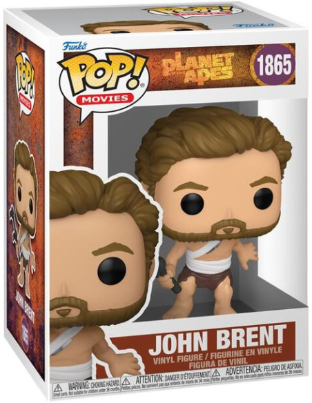 Planet Of The Apes: Funko Pop! Movies - S3 - John Brent