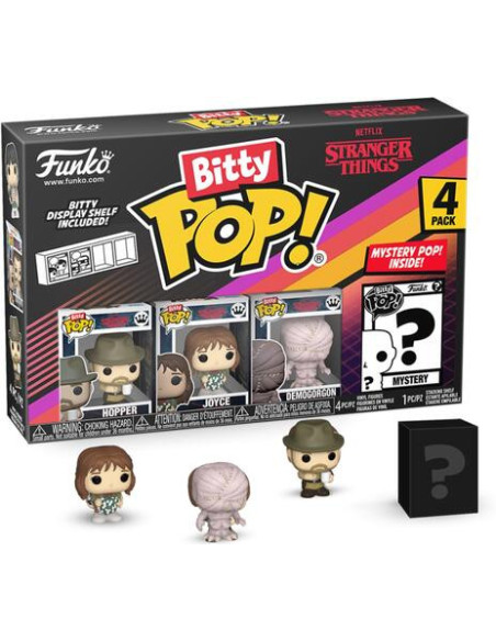 Stranger Things: Funko Bitty Pop - Season 1- Hopper 4pk