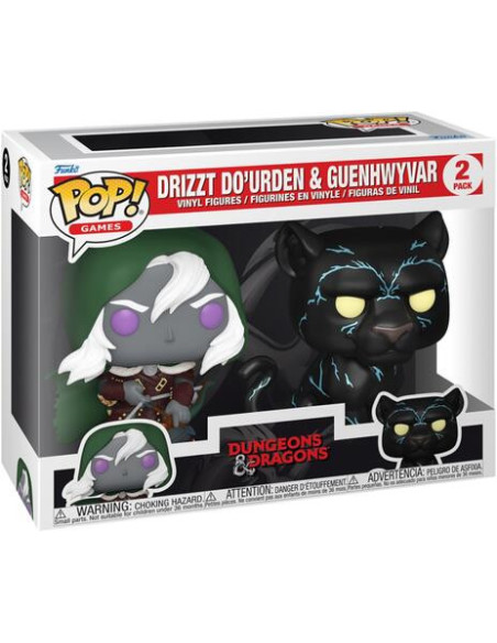 Dungeons and Dragons: Funko Pop! Games - S2 - Drizzt and Guenhwyvar 2Pk