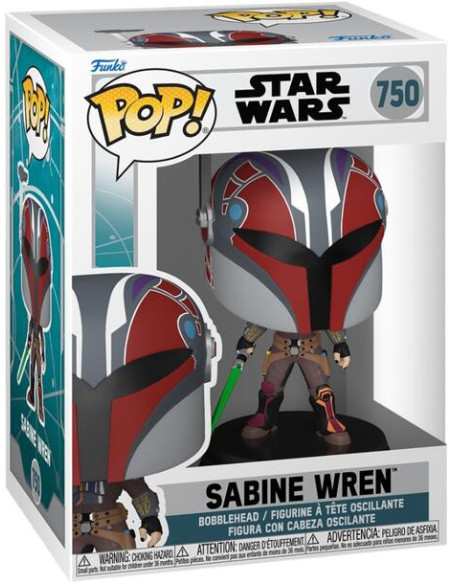 Star Wars: Funko Pop! - Ahsoka - Sabine Wren (Vinyl Figure 750)