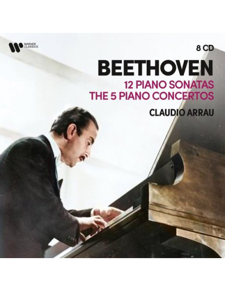 Claudio Arrau - Beethoven: 12 Piano Sonatas, The 5 Piano Concertos (Box 8 Cd) - (CD)