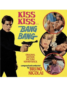 O. S. T. -Kiss Kiss Bang( Nicolai Bruno) - Kiss Kiss Bang Bang (Vinyl Clear Yellow / Insert 30X30 Limited Edt.) (Rsd 2025)