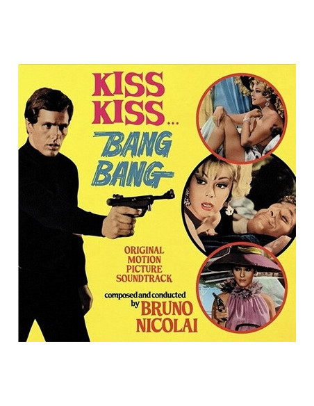 O. S. T. -Kiss Kiss Bang( Nicolai Bruno) - Kiss Kiss Bang Bang (Vinyl Clear Yellow / Insert 30X30 Limited Edt.) (Rsd 2025)