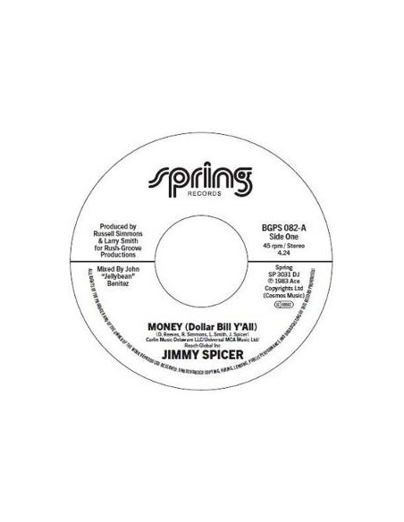 Spicer Jimmy - Money (Dollar Bill Y' All) (7p)