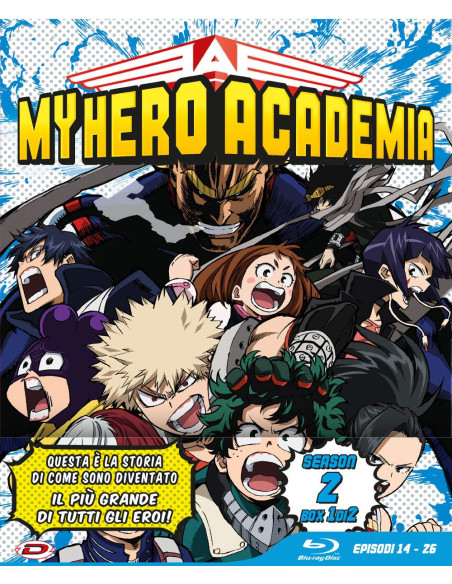 My Hero Academia - Stagione 02 Box n.01 (Eps 14-26) (Ltd Edition) (3 Blu-Ray)