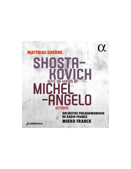 Dmitrij Sostakovic, - Shostakovich: Suite On Verses Of Michela - (CD)
