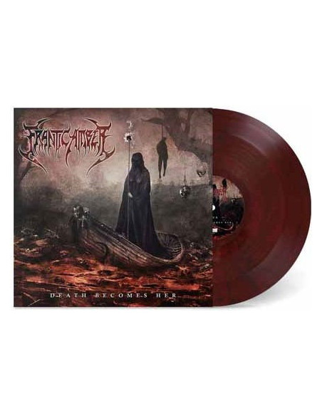 Frantic Amber - Death Becomes Her - Bloodred Marbled Vin