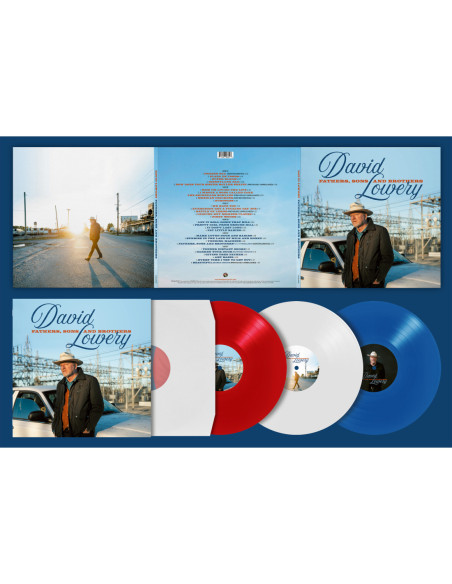 Lowrey, David - Fathers, Sons And Brothers  (3 LP White,red,blue Vinyl)