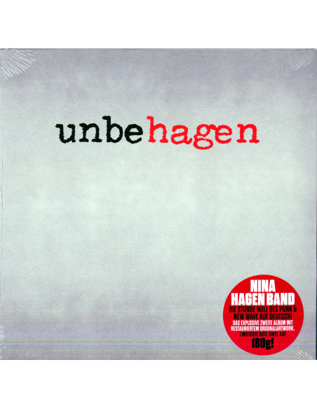 Hagen Band Nina - Unbehagen (Black Friday 2024)