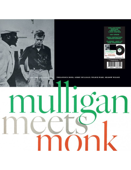 Monk Thelonious And - Mulligan Meets Monk (Vinyl Black Limited Edt.)