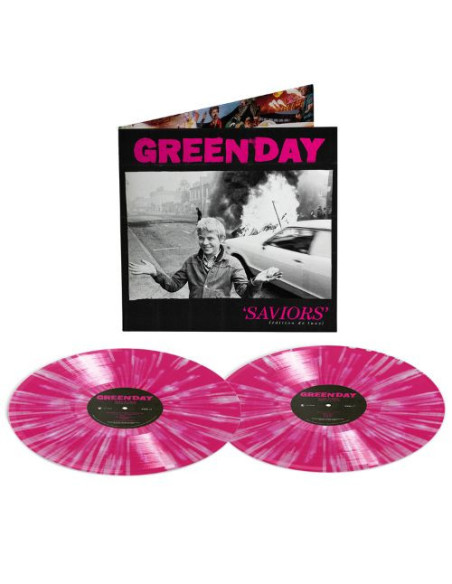 Green Day - Saviors (Edition Deluxe) 2 Vinili Bianchi E Rosa