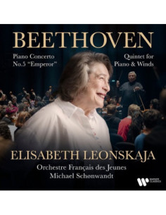 Leonskaja Elisabeth - Beethoven Piano Concerto No.5 Emperor and Quintet - (CD)